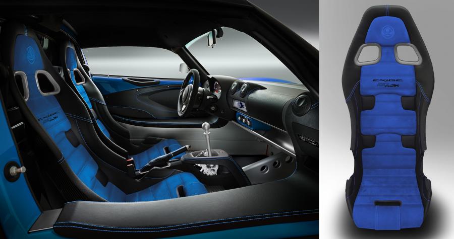 Интерьер Lotus Exige Sport 410 20th Anniversary 2020 года  (WW) (фото 4 из 15)